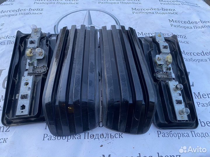 Задние фонари w126 black