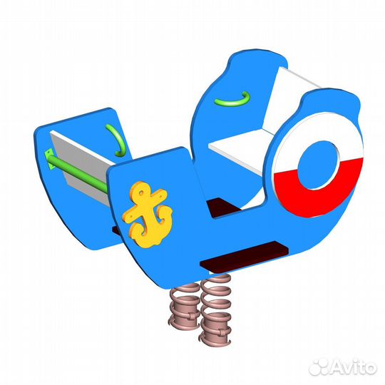 Качалка на пружине для детской площадки