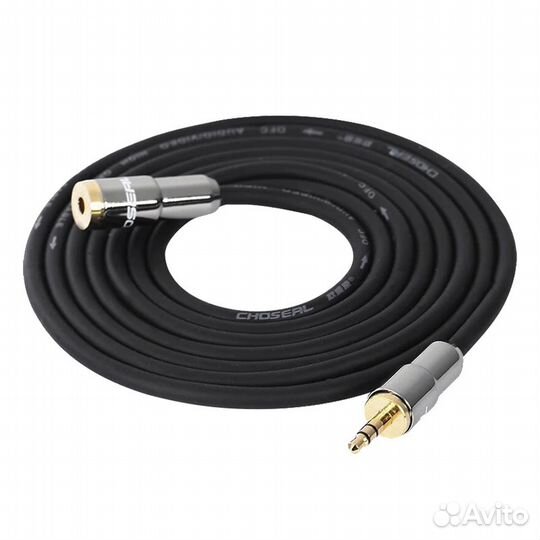 Аудио кабель-удлинитель 8 метров Jack 3,5 мм новый
