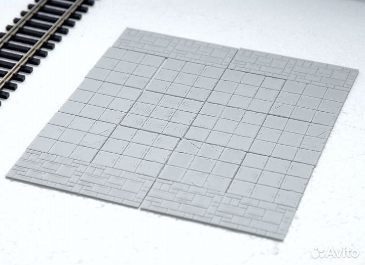 Железная дорога 1/87 Плиты для мощения площадей H0