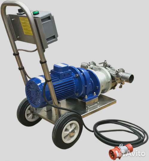 Импеллерный мезгонасос Z180 для вязких жидкостей с