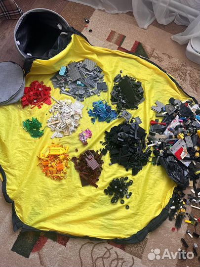 Lego россыпью сумка для лего минифигурки