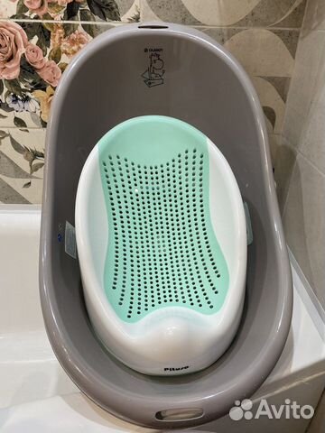 Горка для купания+ванна+круг на шею