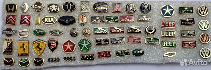 Значки автомобили логотипы и дорожные знаки