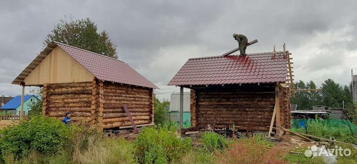 Срубы домов и бань