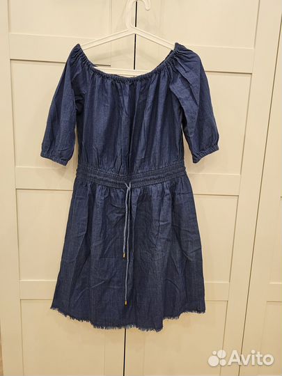 Джинсовое платье violeta by mango 50 52