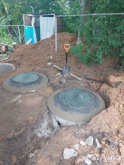 Септики, траншеи, колодцы, углубление, почистка