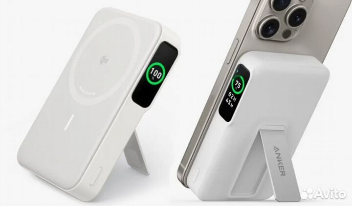 Anker Qi2 Magsafe Ultra-Fast 15W, 10000mAh, белый