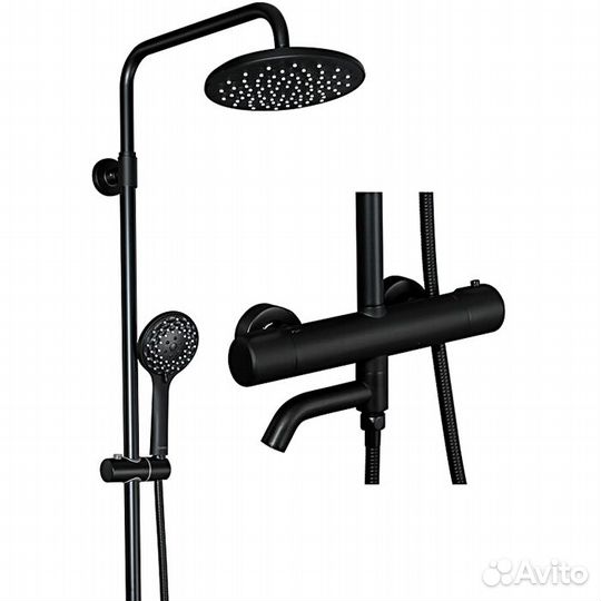 Душевая система G2490-6 Gappo термостат с тропичес