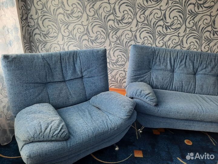 Мягкая мебель, диван и кресла бу