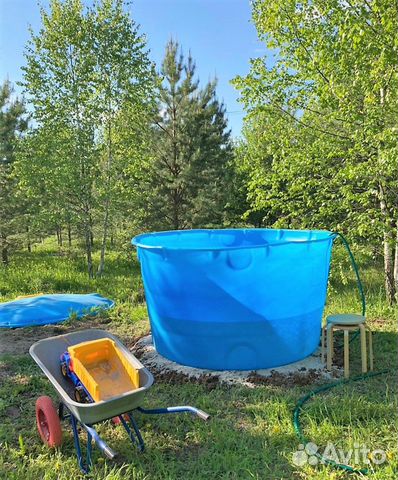 Емкость пластиковая для купели, бассейна 2000 л