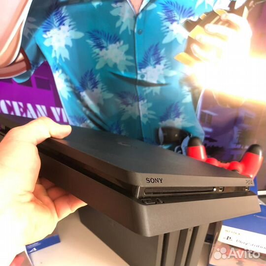 Sony PlayStation 4 Slim+700игр/доставка/гарантия
