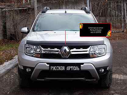 Спойлер на капот Renault Duster 2010-2021