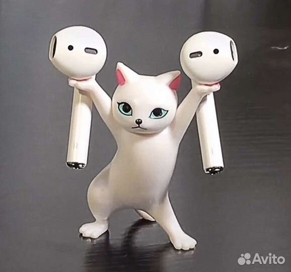 Держатель для наушников в виде кота