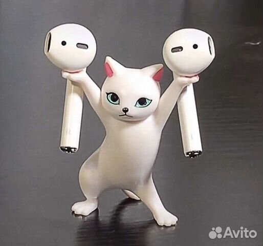 Держатель для наушников в виде кота