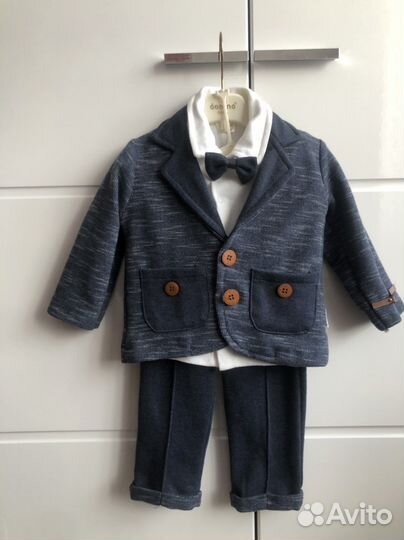 Детский костюм тройка на 9-12 мес