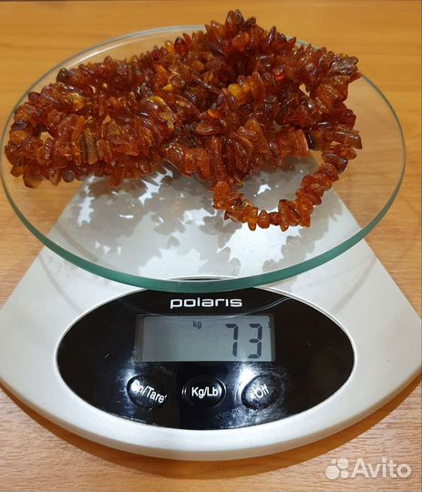 Бусы из янтаря СССР