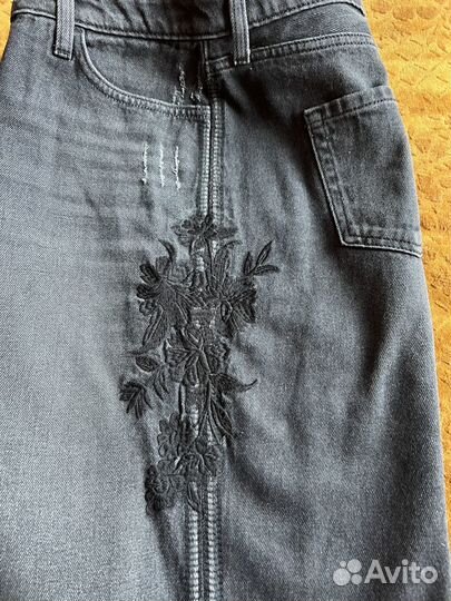 Юбка джинсовая 48-50 и брюки вельветин