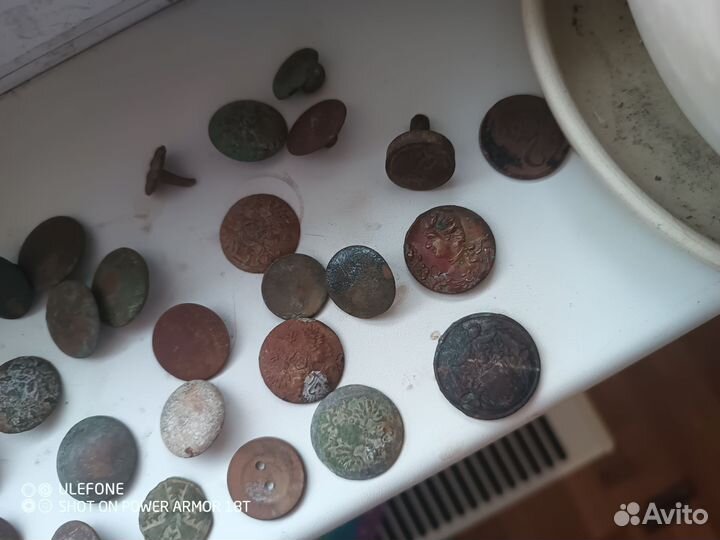 Старинные пуговицы