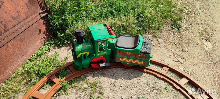 Санкционный из Италии паровозик на аккумуляторе