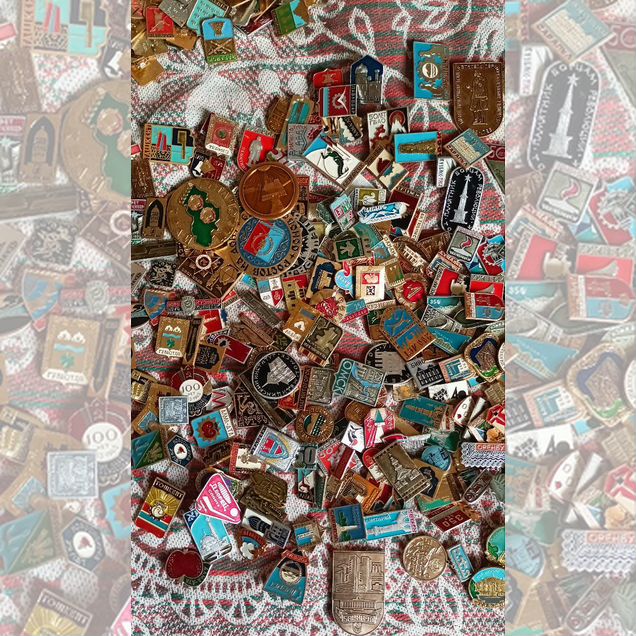 Советские значки. Около 1000 шт. Разные