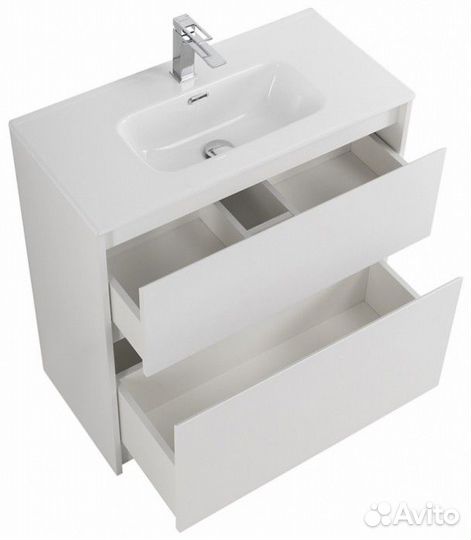 Тумба с раковиной BelBagno Kraft 39-80-PIA Bianco Opaco