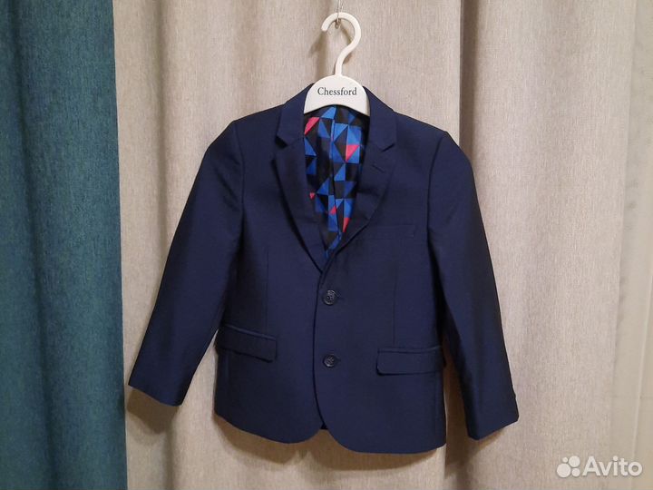 Пиджак для мальчика размер 110-116