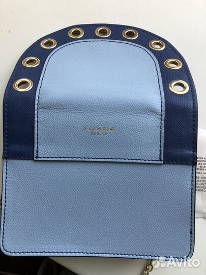 Сумка женская натуральная кожа tosca blue