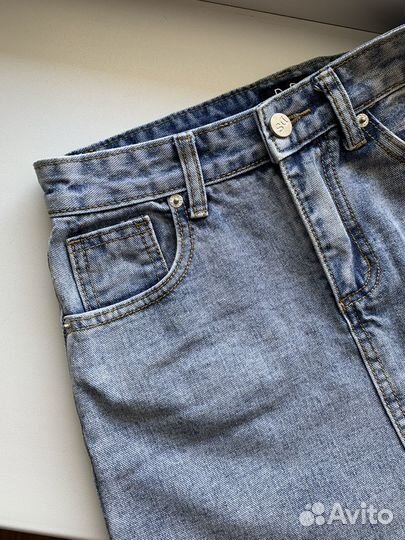 Джинсовая юбка мини