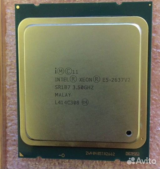 Intel Xeon e5-2637v2 4 core 3.5- 3.8GHz 15MB 130W