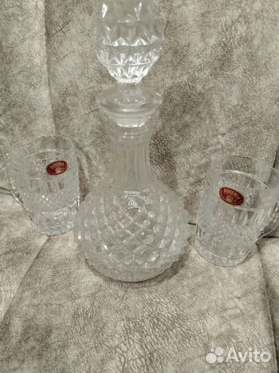 Штофы и графины СССР хрусталь