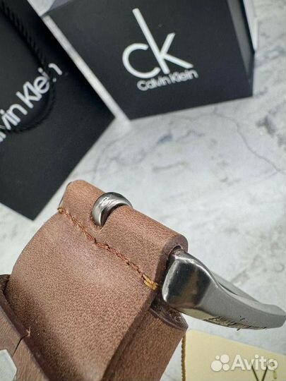 Кожаный ремень Calvin Klein