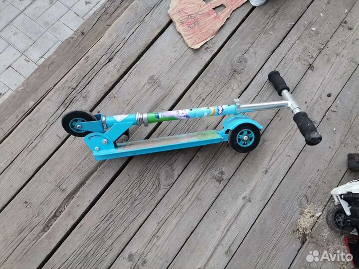 Самокат детский трехколесный бу
