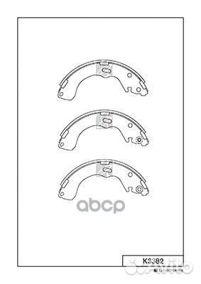 Колодки тормозные барабанные, задние MZ premacy