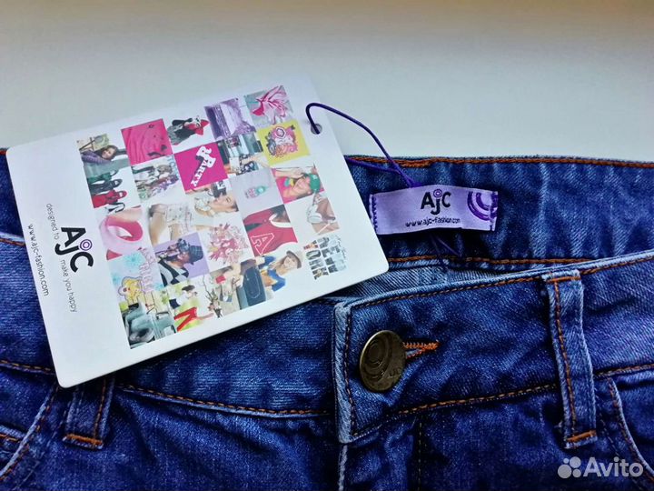 Джинсовые шорты новые (хлопок) AJS