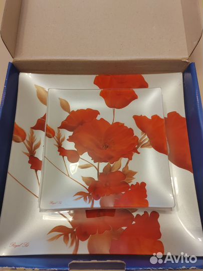 Набор тарелок квадратных