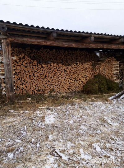 Дрова колотые сухие
