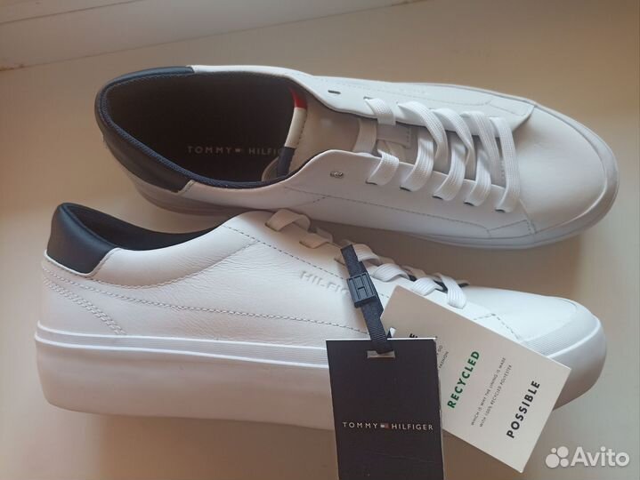 Tommy hilfiger кеды. Оригинал. Новые. Натур. Кожа