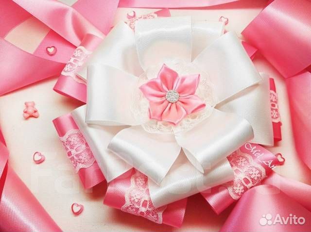 Бант на выписку из роддома