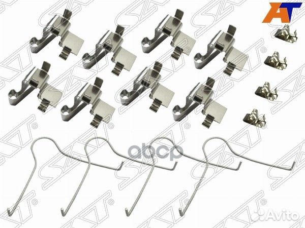 Комплект монтажный тормозных колодок FR toyota