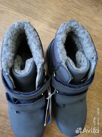 Ботинки демисезонные для мальчика 34