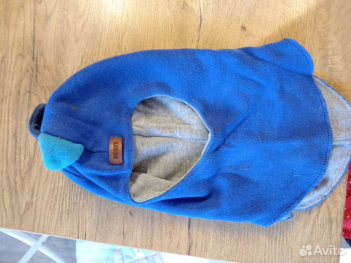 Шапка шлем для мальчика 46 48, до 50