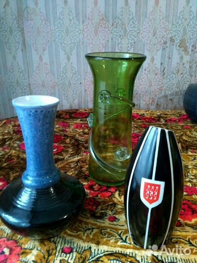 Вазы керамика, стекло, СССР