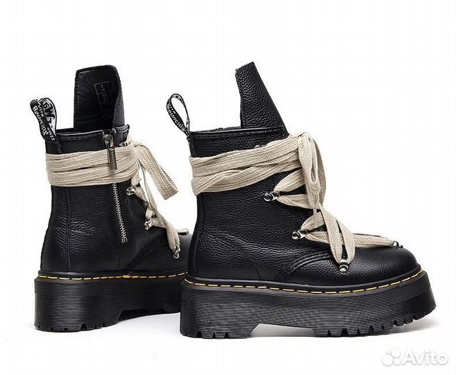 Ботинки Rick Owens Dr Martens 1460 На руках