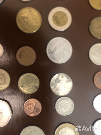 Монеты разные