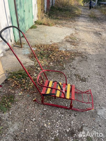 Детские зимние санки