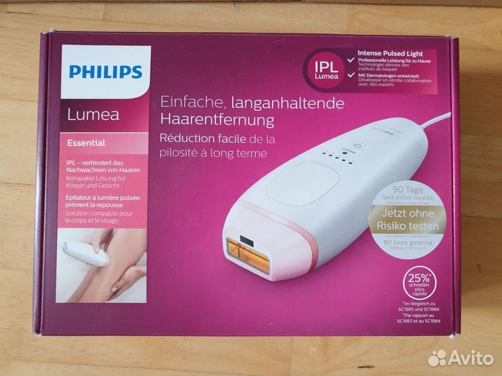 Фотоэпилятор philips lumea Essential