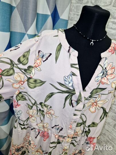 Блузки 54 56 большой размер