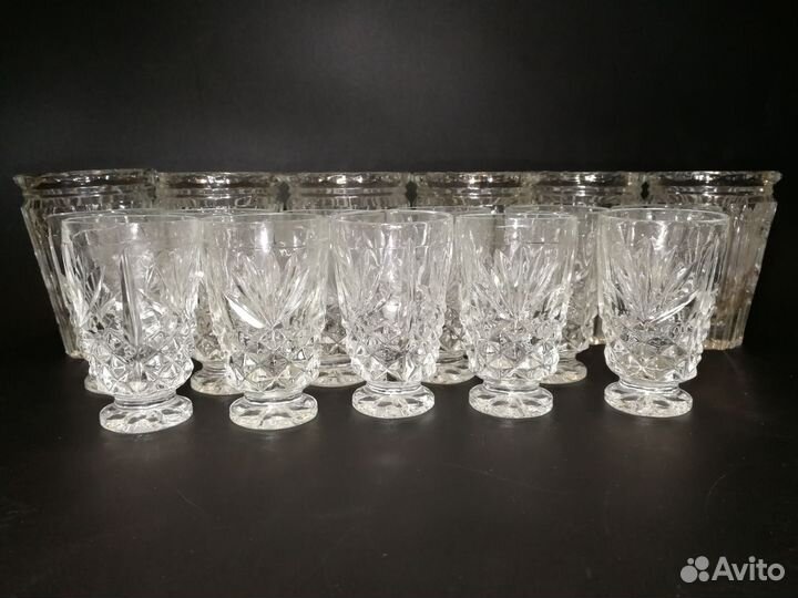 Хрустальные рюмки стопки стаканы