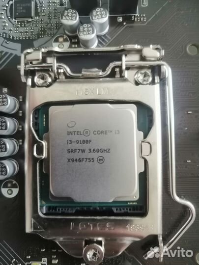 Процессор i3-9100f + H310 + DDR4 8Gb